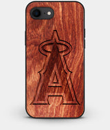 Best Custom Engraved Wood Los Angeles Angels iPhone 8 Case - Engraved In Nature