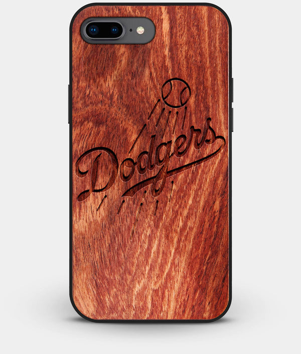 Best Custom Engraved Wood Los Angeles Dodgers iPhone 7 Plus Case - Engraved In Nature