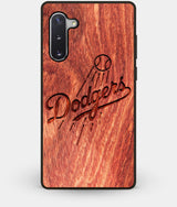 Best Custom Engraved Wood Los Angeles Dodgers Note 10 Case - Engraved In Nature