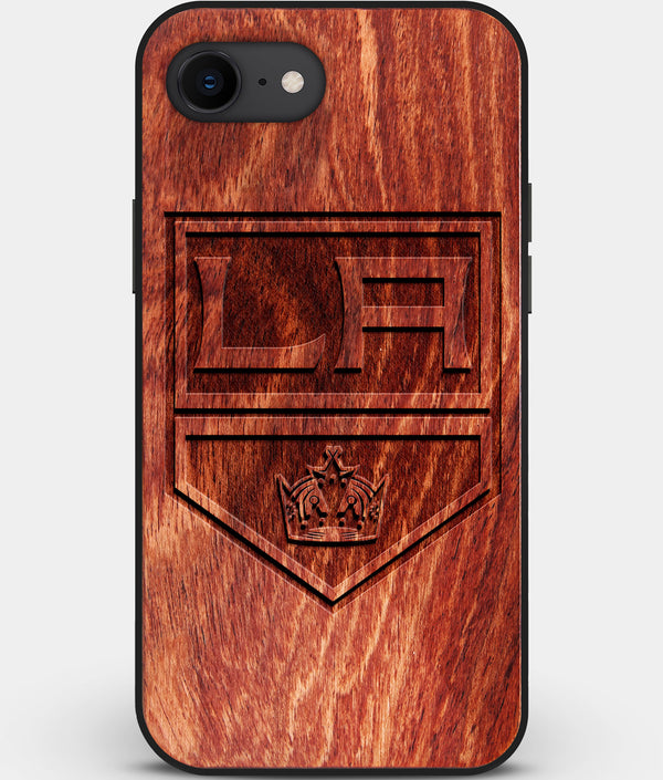 Best Custom Engraved Wood Los Angeles Kings iPhone SE Case - Engraved In Nature