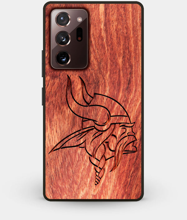 Best Custom Engraved Wood Minnesota Vikings Note 20 Ultra Case - Engraved In Nature