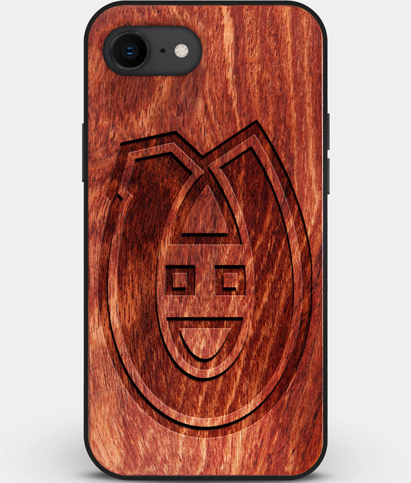 Best Custom Engraved Wood Montreal Canadiens iPhone SE Case - Engraved In Nature