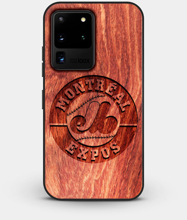 Best Custom Engraved Wood Montreal Expos Galaxy S20 Ultra Case - Engraved In Nature