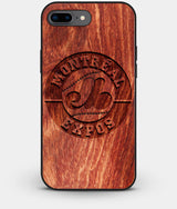 Best Custom Engraved Wood Montreal Expos iPhone 8 Plus Case - Engraved In Nature