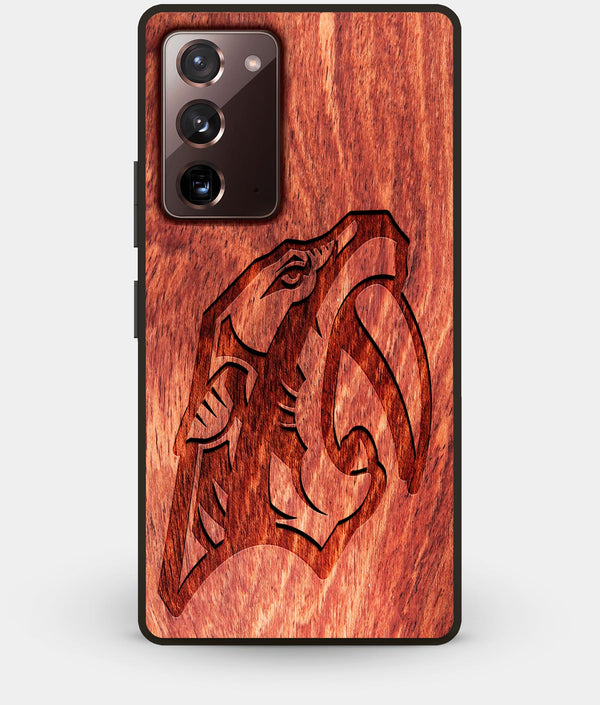 Best Custom Engraved Wood Nashville Predators Note 20 Case - Engraved In Nature