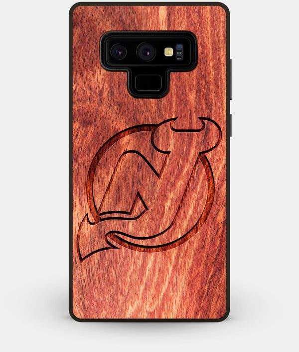 Best Custom Engraved Wood New Jersey Devils Note 9 Case - Engraved In Nature