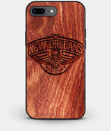 Best Custom Engraved Wood New Orleans Pelicans iPhone 8 Plus Case - Engraved In Nature