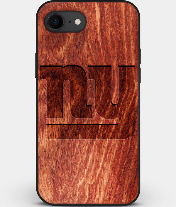 Best Custom Engraved Wood New York Giants iPhone SE Case - Engraved In Nature