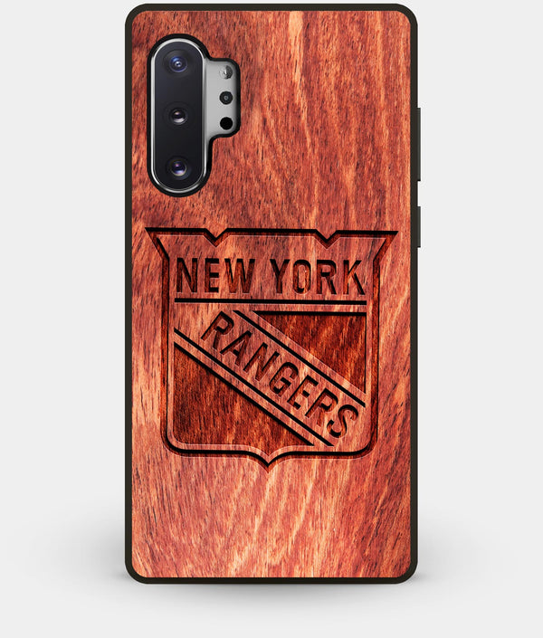 Best Custom Engraved Wood New York Rangers Note 10 Plus Case - Engraved In Nature