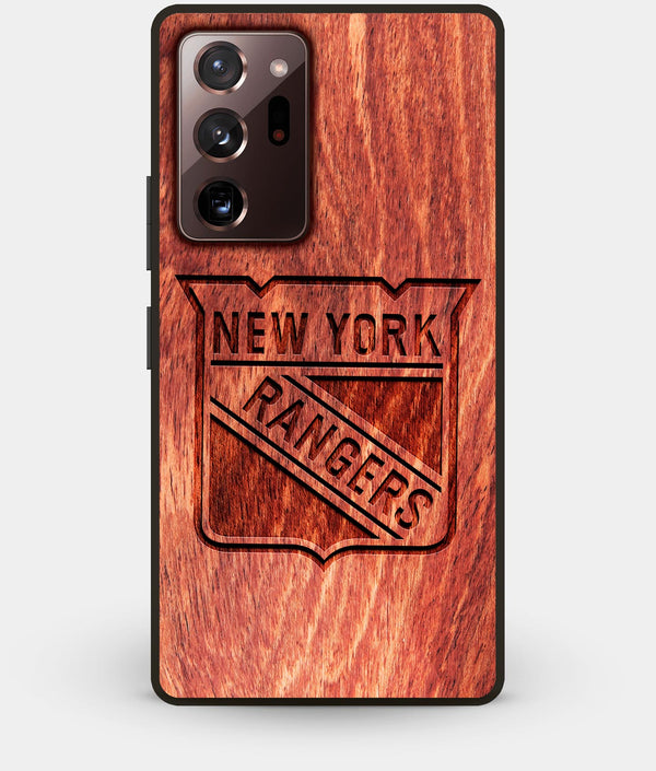 Best Custom Engraved Wood New York Rangers Note 20 Ultra Case - Engraved In Nature