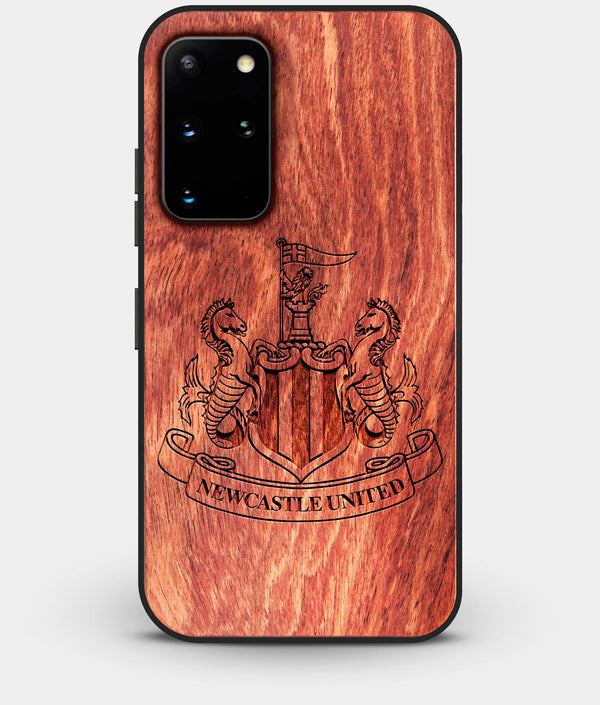 Best Custom Engraved Wood Newcastle United F.C. Galaxy S20 Plus Case - Engraved In Nature