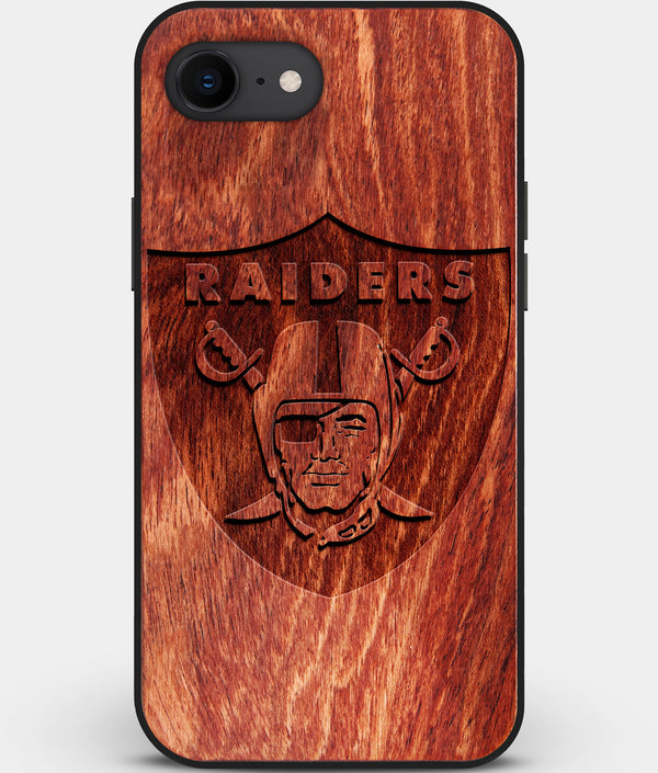 Best Custom Engraved Wood Las Vegas Raiders iPhone SE Case - Engraved In Nature