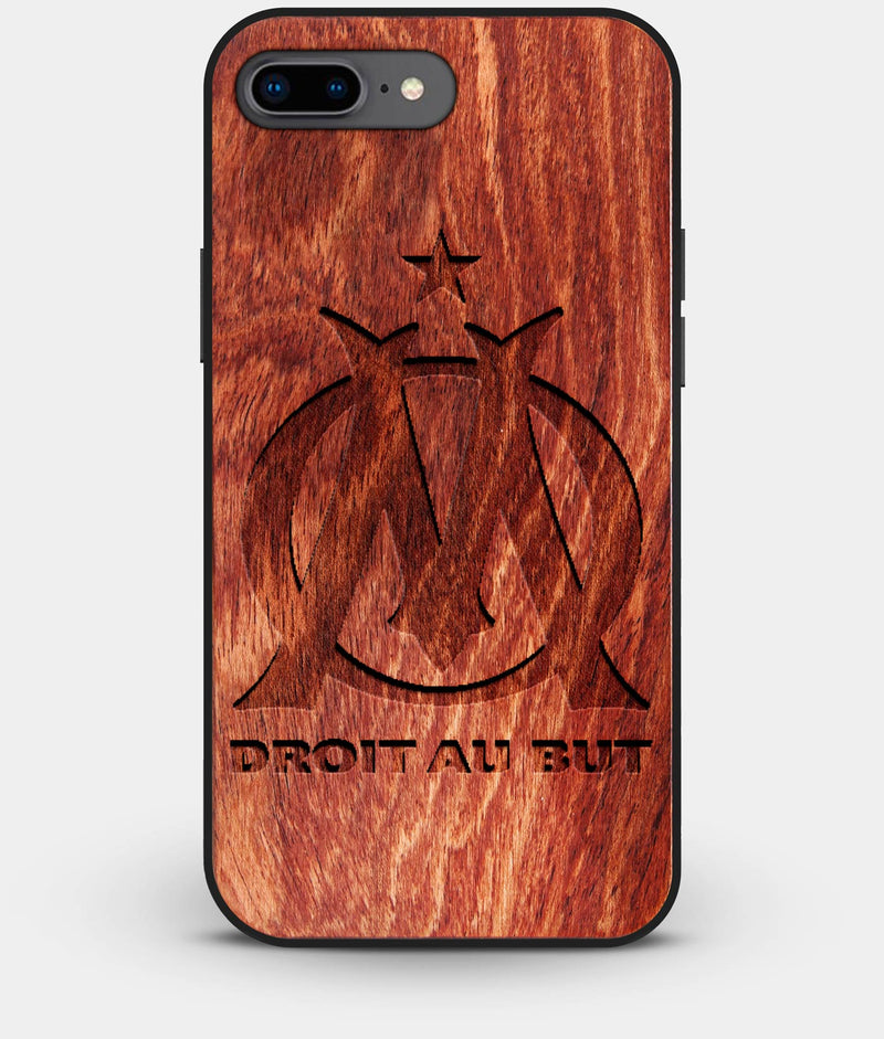 Best Custom Engraved Wood Olympique de Marseille iPhone 7 Plus Case - Engraved In Nature