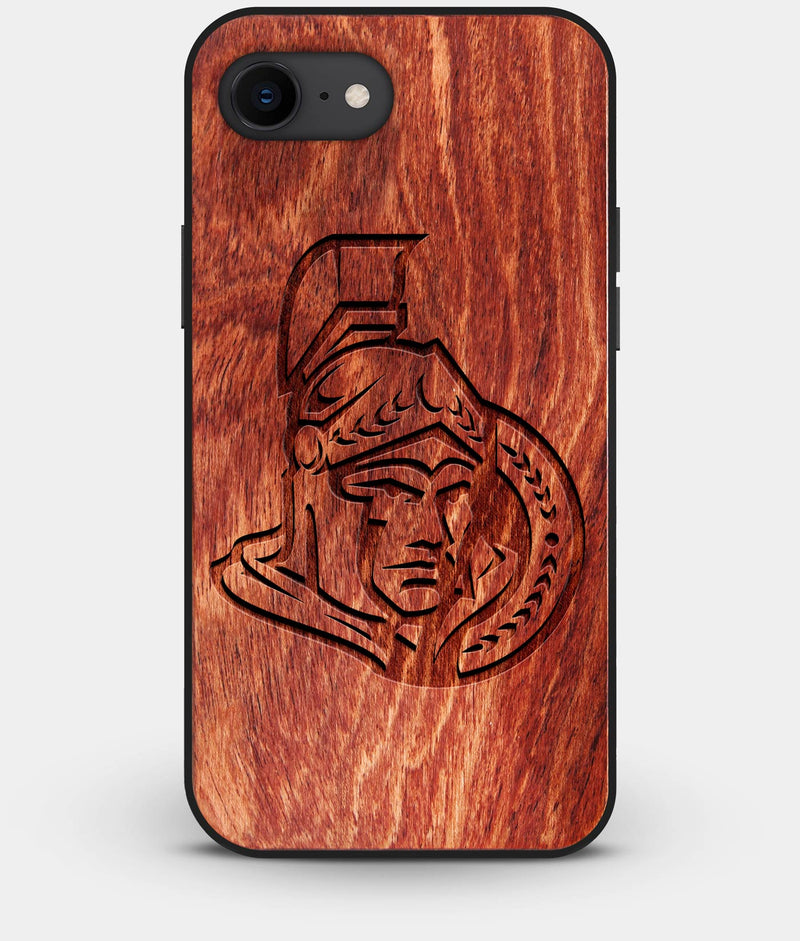 Best Custom Engraved Wood Ottawa Senators iPhone 7 Case - Engraved In Nature