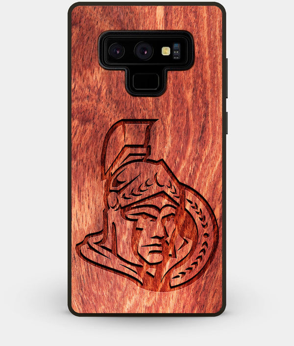 Best Custom Engraved Wood Ottawa Senators Note 9 Case - Engraved In Nature