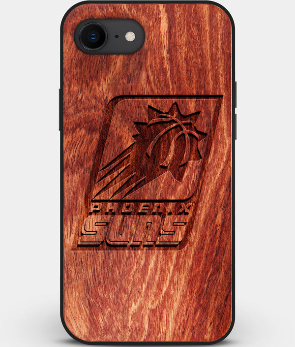 Best Custom Engraved Wood Phoenix Suns iPhone SE Case - Engraved In Nature