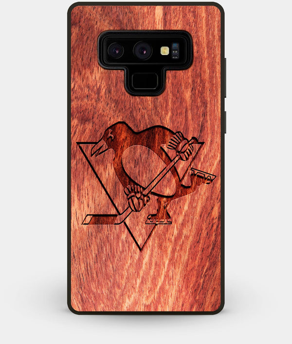 Best Custom Engraved Wood Pittsburgh Penguins Note 9 Case - Engraved In Nature