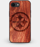 Best Custom Engraved Wood Pittsburgh Steelers iPhone 8 Case - Engraved In Nature