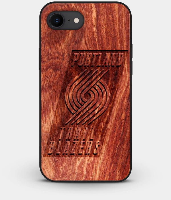 Best Custom Engraved Wood Portland Trail Blazers iPhone 8 Case - Engraved In Nature