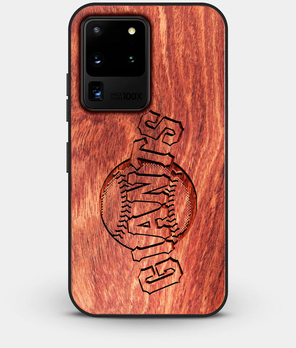 Best Custom Engraved Wood San Francisco Giants Galaxy S20 Ultra Case - Engraved In Nature