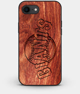 Best Custom Engraved Wood San Francisco Giants iPhone 8 Case - Engraved In Nature