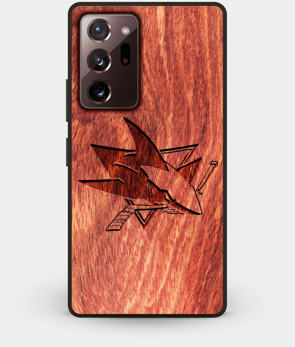 Best Custom Engraved Wood San Jose Sharks Note 20 Ultra Case - Engraved In Nature