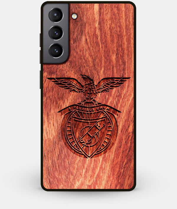 Best Wood S.L. Benfica Galaxy S21 Plus Case - Custom Engraved Cover - Engraved In Nature