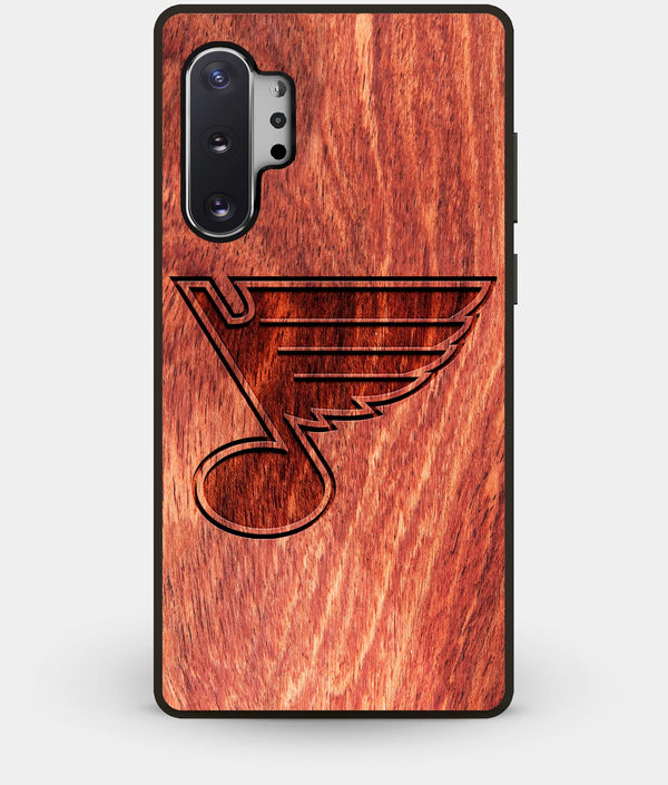 Best Custom Engraved Wood St Louis Blues Note 10 Plus Case - Engraved In Nature