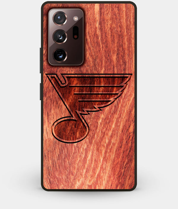 Best Custom Engraved Wood St Louis Blues Note 20 Ultra Case - Engraved In Nature