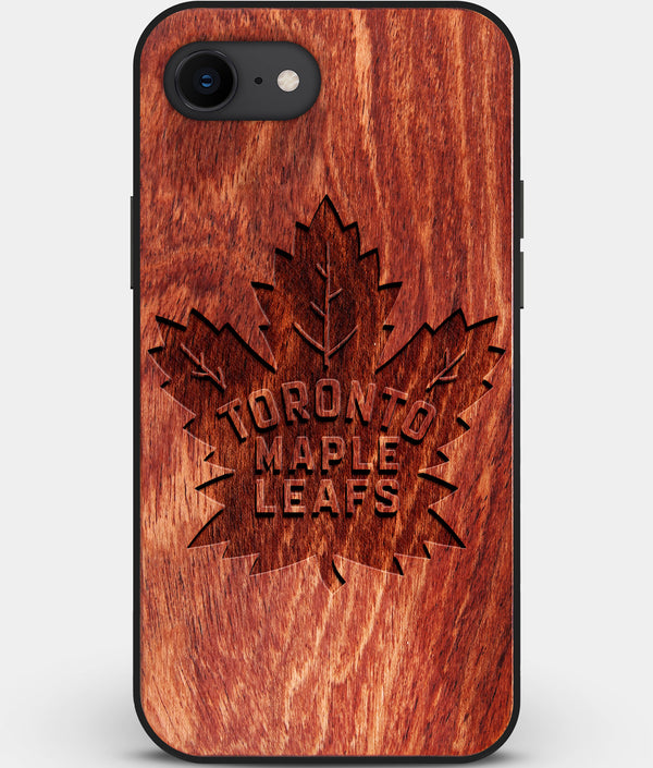 Best Custom Engraved Wood Toronto Maple Leafs iPhone SE Case - Engraved In Nature