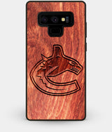 Best Custom Engraved Wood Vancouver Canucks Note 9 Case - Engraved In Nature