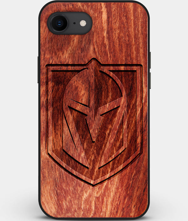 Best Custom Engraved Wood Vegas Golden Knights iPhone SE Case - Engraved In Nature