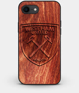 Best Custom Engraved Wood West Ham United F.C. iPhone 8 Case - Engraved In Nature