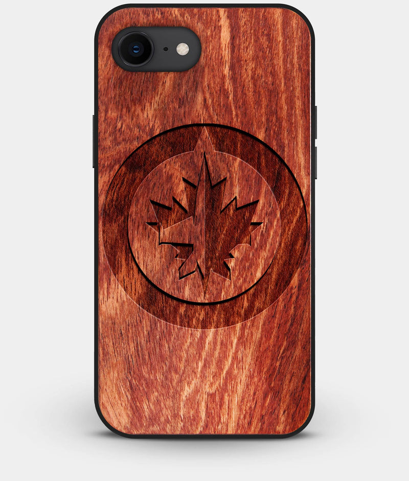 Best Custom Engraved Wood Winnipeg Jets iPhone 7 Case - Engraved In Nature