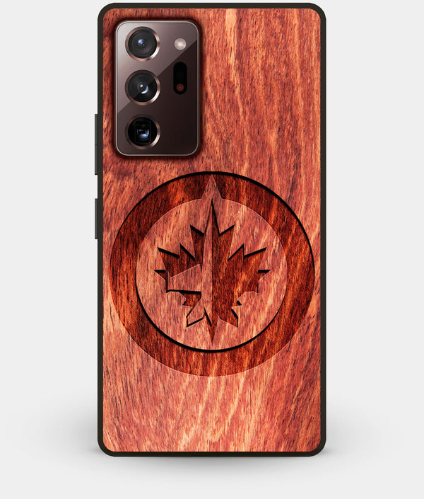 Best Custom Engraved Wood Winnipeg Jets Note 20 Ultra Case - Engraved In Nature