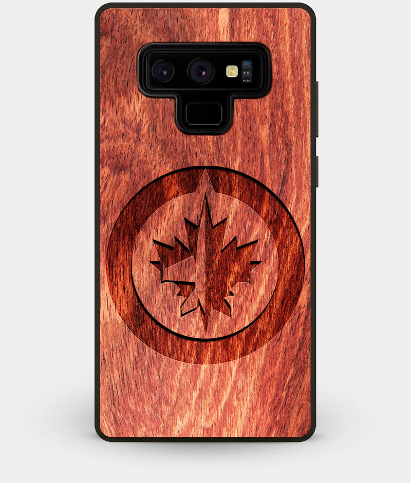 Best Custom Engraved Wood Winnipeg Jets Note 9 Case - Engraved In Nature