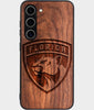 Best Wood Florida Panthers Galaxy S24 Case - Custom Engraved Cover - Engraved In Nature