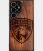 Best Wood Florida Panthers Samsung Galaxy S24 Ultra Case - Custom Engraved Cover - Engraved In Nature