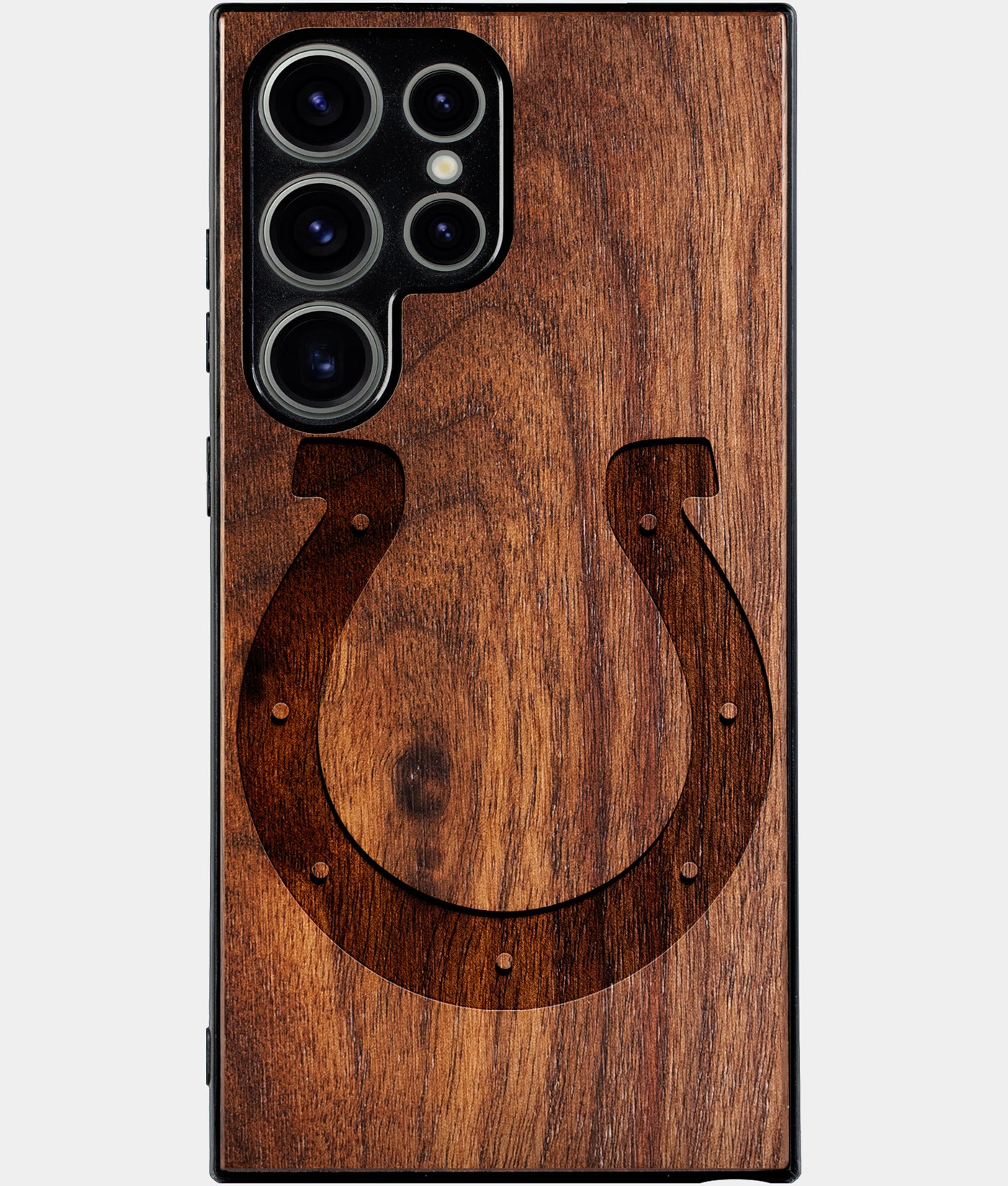 Best Wood Indianapolis Colts Samsung Galaxy S24 Ultra Case - Custom Engraved Cover - Engraved In Nature