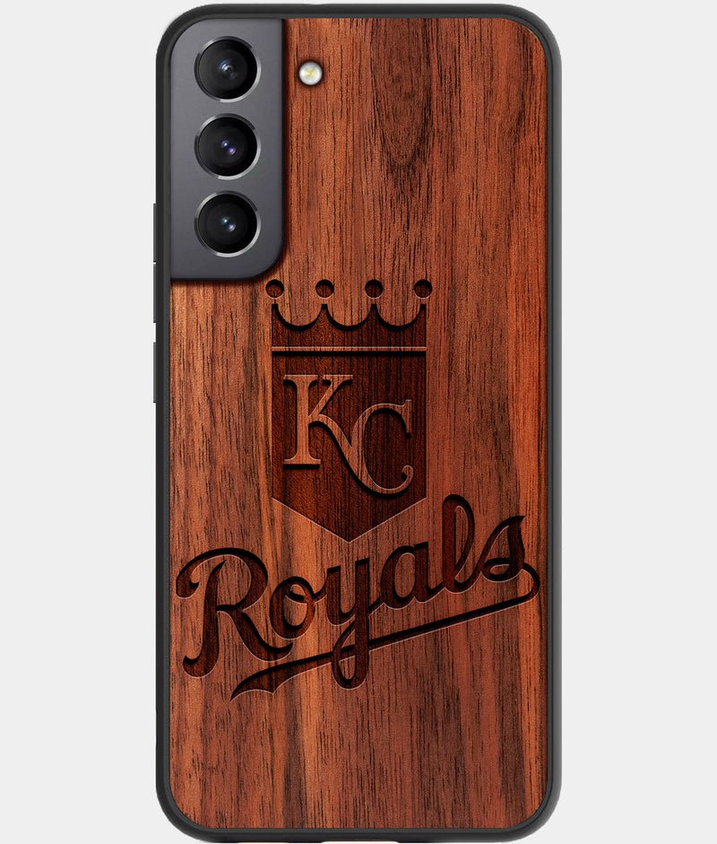 Best Wood Kansas City Royals Samsung Galaxy S23 Plus Case - Custom Engraved Cover - Engraved In Nature