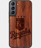 Best Wood Kansas City Royals Samsung Galaxy S23 Plus Case - Custom Engraved Cover - Engraved In Nature