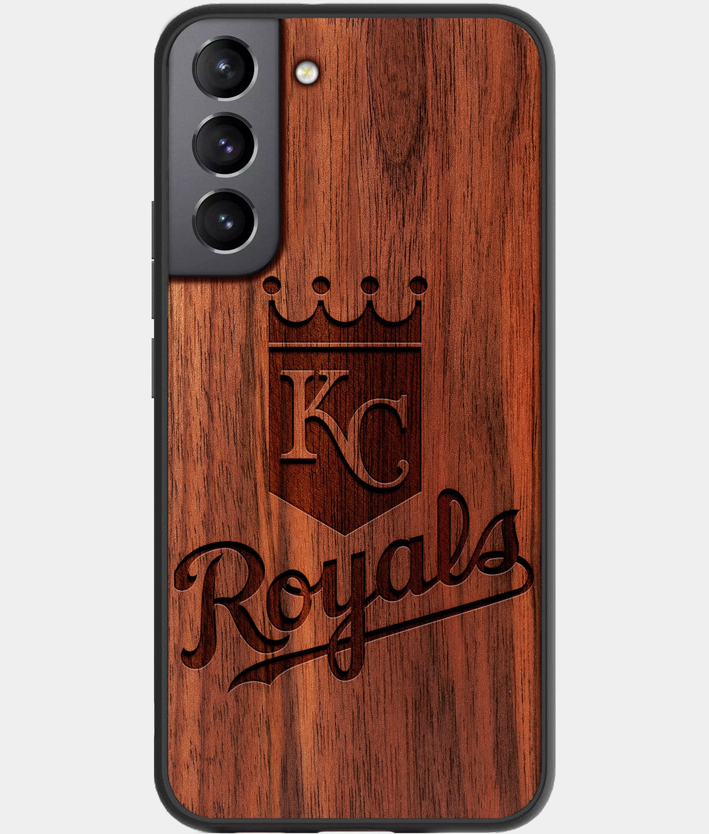 Best Wood Kansas City Royals Galaxy S23 Case - Custom Engraved Cover - Engraved In Nature