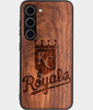 Best Wood Kansas City Royals Galaxy S24 Case - Custom Engraved Cover - Engraved In Nature