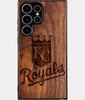 Best Wood Kansas City Royals Samsung Galaxy S24 Ultra Case - Custom Engraved Cover - Engraved In Nature