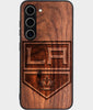 Best Wood Los Angeles Kings Samsung Galaxy S24 Plus Case - Custom Engraved Cover - Engraved In Nature