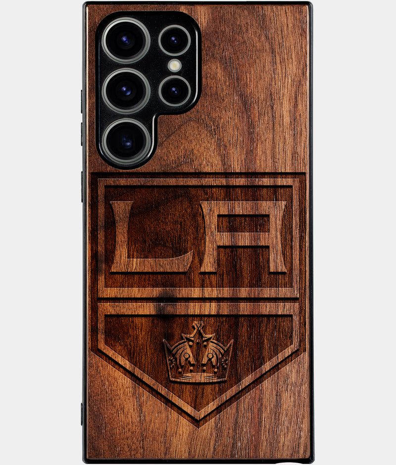 Best Wood Los Angeles Kings Samsung Galaxy S24 Ultra Case - Custom Engraved Cover - Engraved In Nature