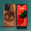 Custom Manchester United F.C. iPhone 15/15 Pro/15 Pro Max/15 Plus Case - Carved Wood Manchester United FC Cover