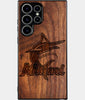 Best Wood Miami Marlins Samsung Galaxy S24 Ultra Case - Custom Engraved Cover - Engraved In Nature