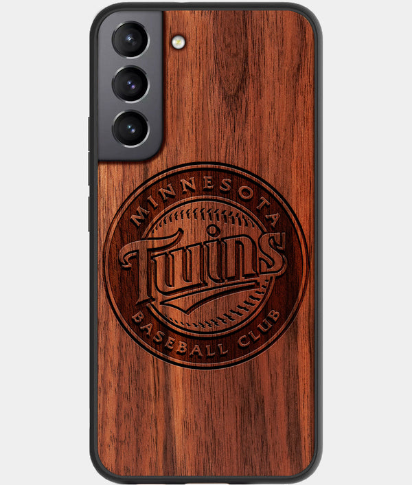 Best Wood Minnesota Twins Galaxy S23 Case - Custom Engraved Cover - Engraved In Nature