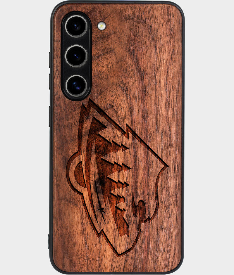 Best Wood Minnesota Wild Samsung Galaxy S24 Plus Case - Custom Engraved Cover - Engraved In Nature